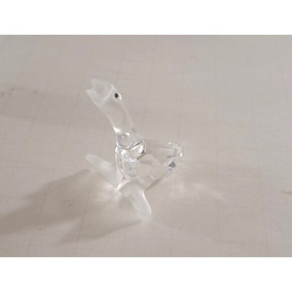 Swarovski Crystal Figurine Lot of 4 NO Box or COA Swan Clover Gosling Pelican - Picture 3 of 10